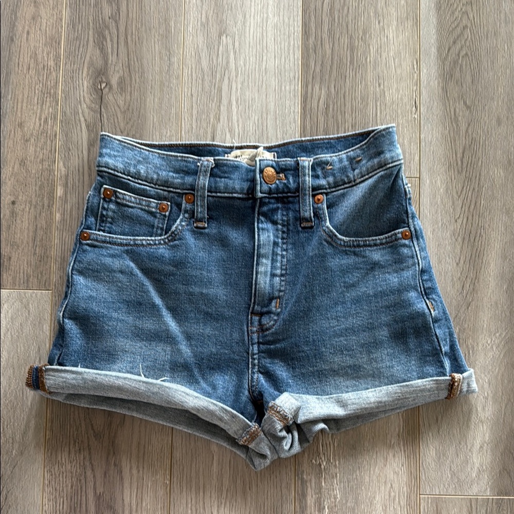 Madewell High Rise Denim Shorts, Size 23